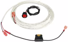 Lighted rocker switch kit with fuse and 14-foot cable